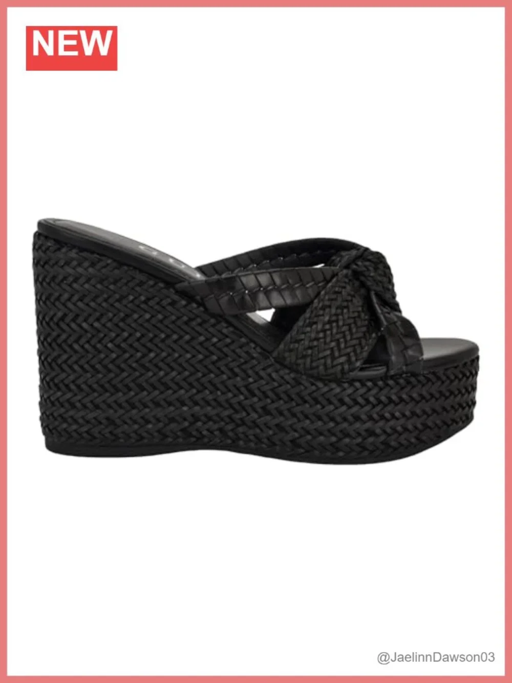 Women's Wedge Sandals with Platform - Open Toe Slip On Casual